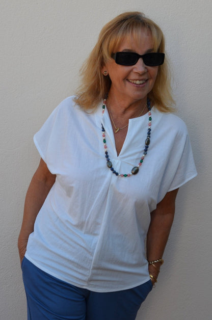 CAMISA LANZAROTE blanca